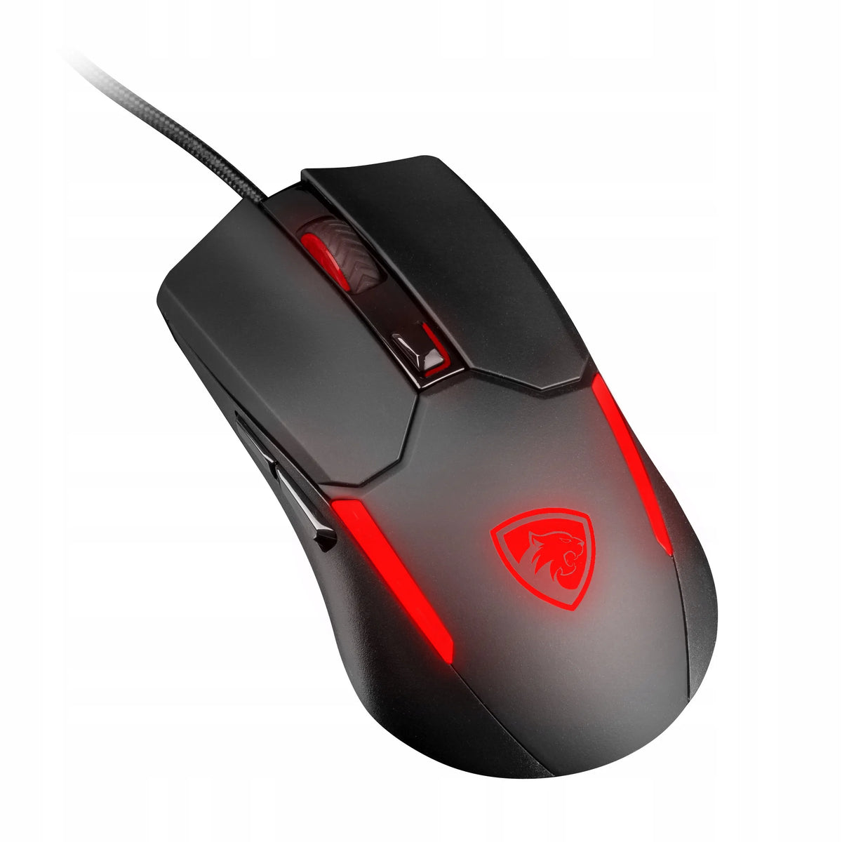 „Pantherise VENOM II“ žaidimų pelė su RGB apšvietimu, skirta „Minecraft“, iki 12 800 DPI, 20 mln. paspaudimų