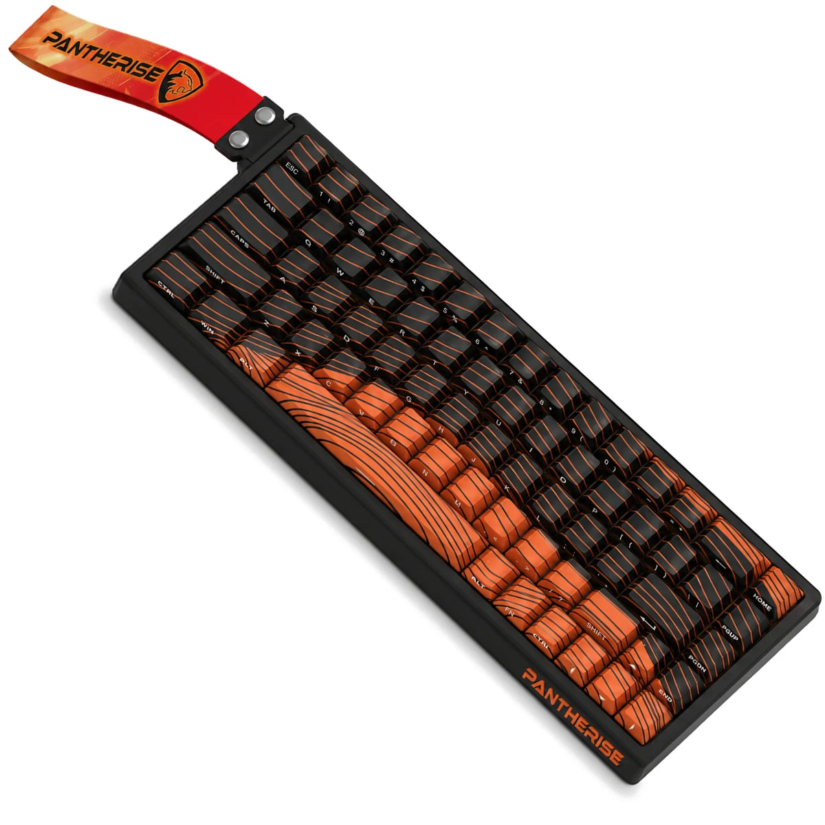 PANTHERISE VIBE belaidė mechaninė klaviatūra, Bluetooth, RGB LED, 68 klavišų, 2,4 GHz, USB-C, žaidimams