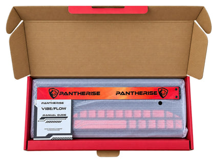 PANTHERISE VIBE belaidė mechaninė klaviatūra, Bluetooth, RGB LED, 68 klavišų, 2,4 GHz, USB-C, žaidimams