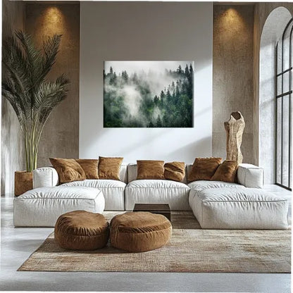 Paveikslas ant drobės 120 × 80 cm, miško ir medžių motyvas, C070