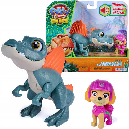 Paw Patrol ir dinozaurai: Skye rinkinys su interaktyviu spinozauru Pup Pals