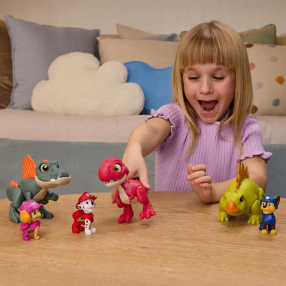 Paw Patrol ir dinozaurai: Skye rinkinys su interaktyviu spinozauru Pup Pals