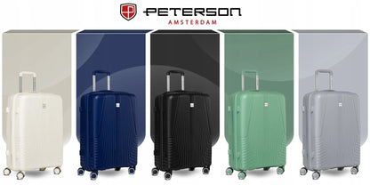 Peterson kietas rankinis lagaminas ABS PTN PP-09-W-S-1488 G 40 l