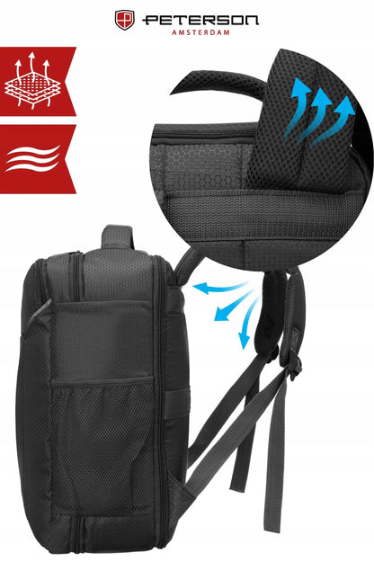 Peterson kuprinė lėktuvui Ryanair 40 × 20 × 25, Wizz Air rankinis bagažas, lengva