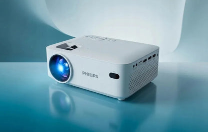 „Philips N-100“ mini projektorius, 480p, baltas