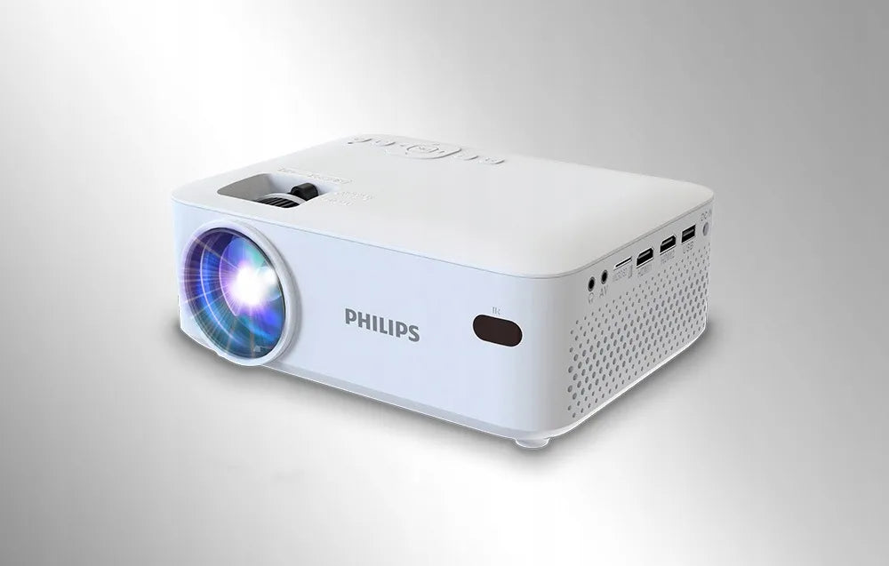 „Philips N-100“ mini projektorius, 480p, baltas