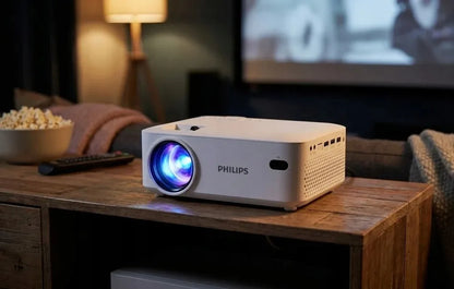 „Philips N-100“ mini projektorius, 480p, baltas