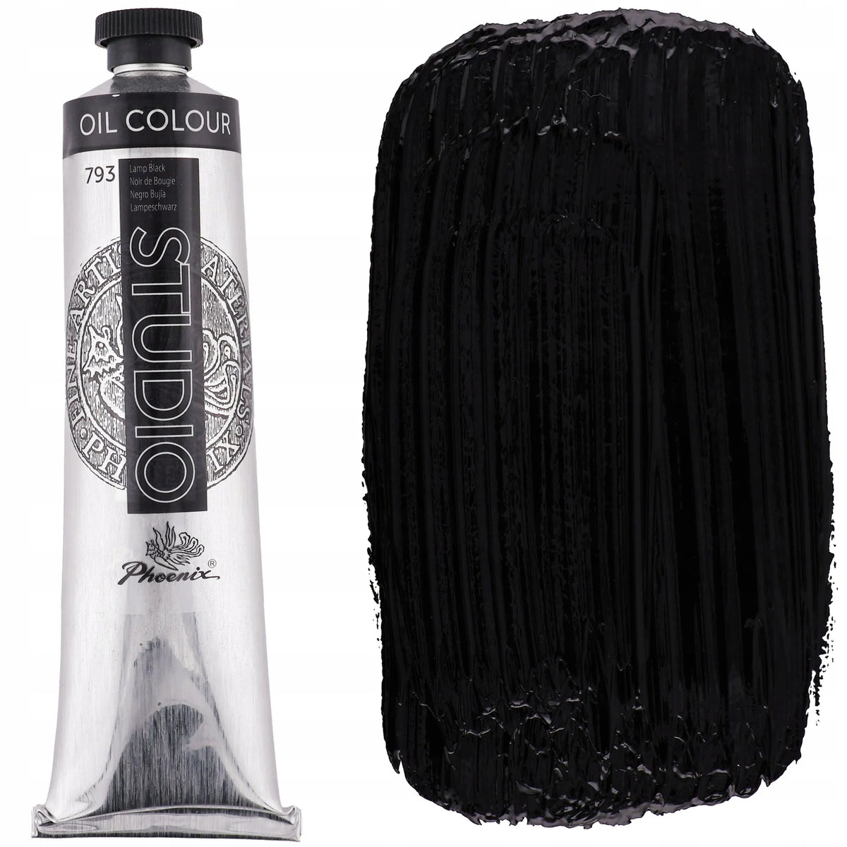 „Phoenix STUDIO“ aliejinių dažų rinkinys, 6 aliumininės tūbelės po 120 ml