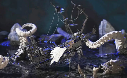Piececool 3D metalinis modelis povandeninis laivas Dvasia (Ghost) dovana