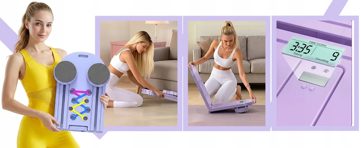 PILATES REFORMER DAUGIAFUNKCĖ 18 viename PRATIMŲ LENTA – PILATESO RINKINYS