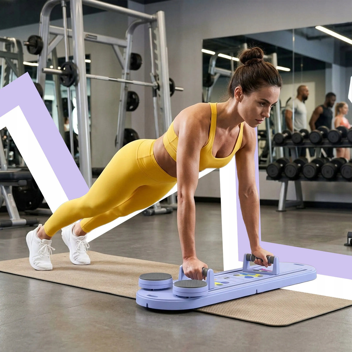 PILATES REFORMER DAUGIAFUNKCĖ 18 viename PRATIMŲ LENTA – PILATESO RINKINYS