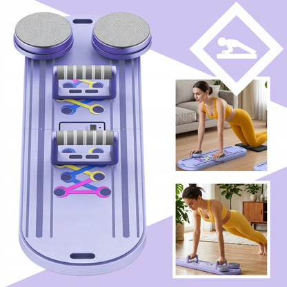 PILATES REFORMER DAUGIAFUNKCĖ 18 viename PRATIMŲ LENTA – PILATESO RINKINYS