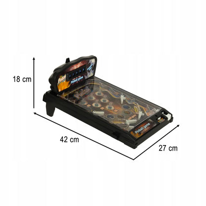 Pinball Flipper įgūdžių žaidimas – stalas su šviesomis ir muzika