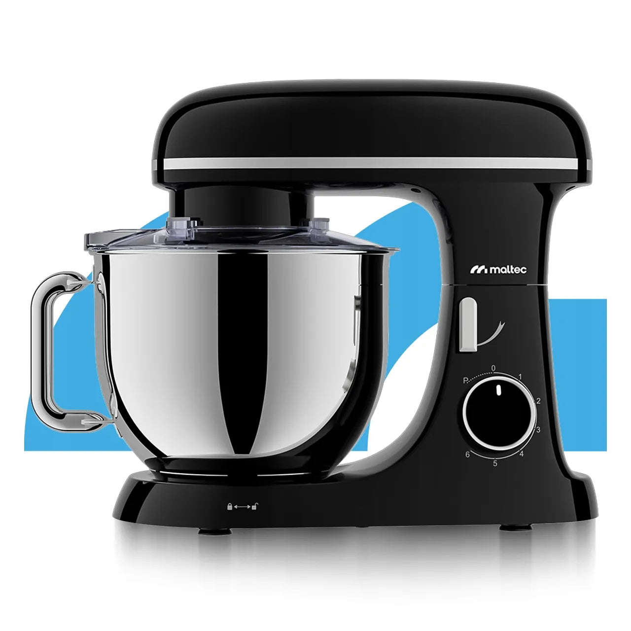 Planetarinis virtuvės kombainas MaltecChef4000W-BL 2000W, 7L dubuo