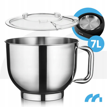 Planetarinis virtuvės kombainas MaltecChef4000W-BL 2000W, 7L dubuo