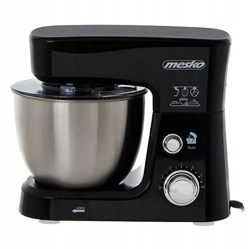 Planetinis virtuvinis kombainas Mesko 4217, 1200 W, 3,5 l dubuo, juodas