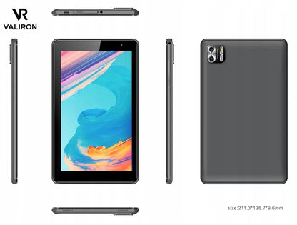 Planšetė VALIRON Tab 8 LTE Android 14 4GB RAM 64GB + 512GB IPS GPS Wifi
