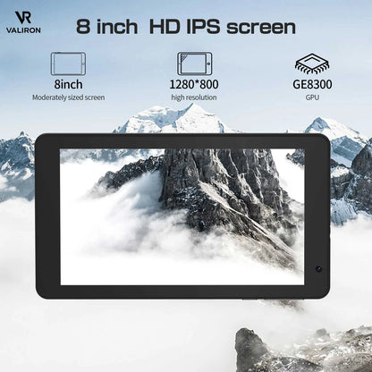 Planšetė VALIRON Tab 8 LTE Android 14 4GB RAM 64GB + 512GB IPS GPS Wifi