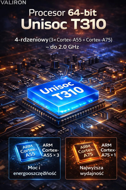Planšetė VALIRON Tab 8 LTE Android 14 4GB RAM 64GB + 512GB IPS GPS Wifi