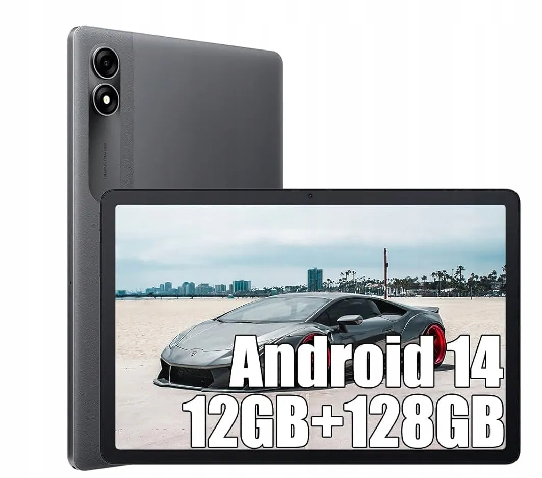 Planšetinis kompiuteris BLACKVIEW TAB 90 WIFI 11" 128GB ANDROID 14 PILKAS 8200MAH