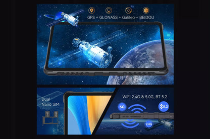 Planšetinis kompiuteris CUBOT King Kong Tab 2 10,1" su GPS ir 4G