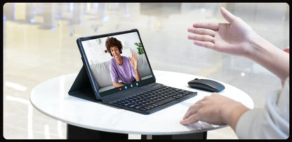 Planšetinis kompiuteris Cubot TAB70 10,95" 6 GB / 128 GB SIM 4G pilkas su klaviatūra, pele ir dėklu