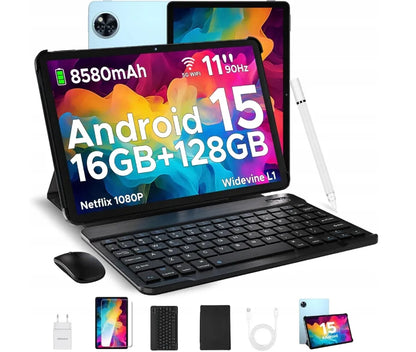 Planšetinis kompiuteris DOOGEE U11 VIP Edition 11" 4+12/128GB mėlynas + KLAVIATŪRA + STILIUS