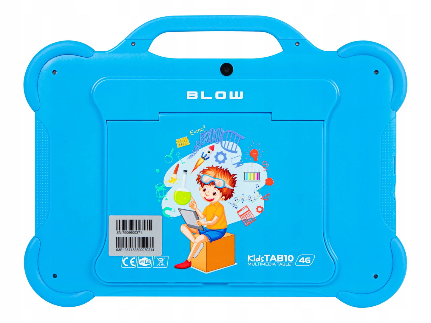 Planšetinis kompiuteris vaikams 10,1" LTE 4/64GB WiFi GPS su dėklu, edukacinis rinkinys, dovana
