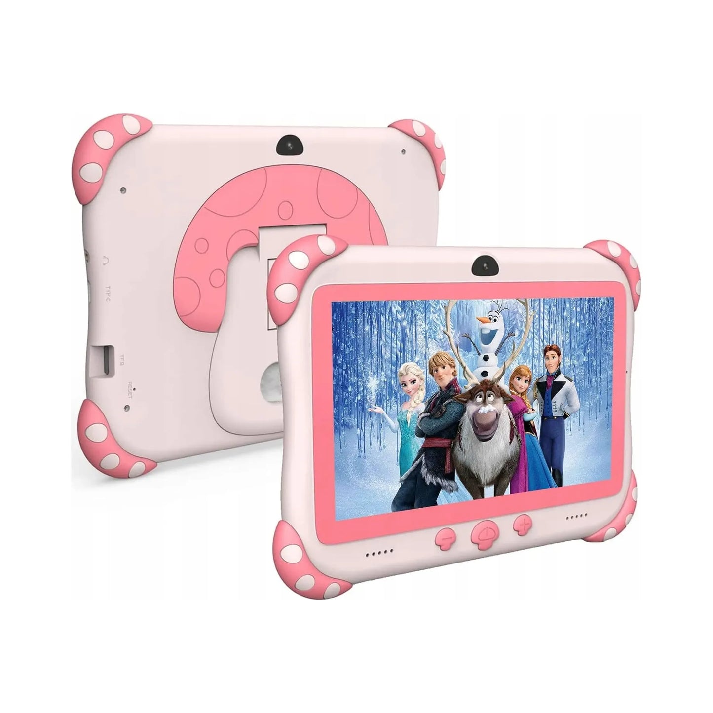 Planšetinis kompiuteris vaikams 7 colių Android WiFi su dėklu ir tėvų kontrole