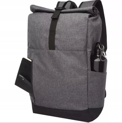 Kuprinė darbui – pilka, biurinė, miesto stiliaus, 15,6″ laptopui