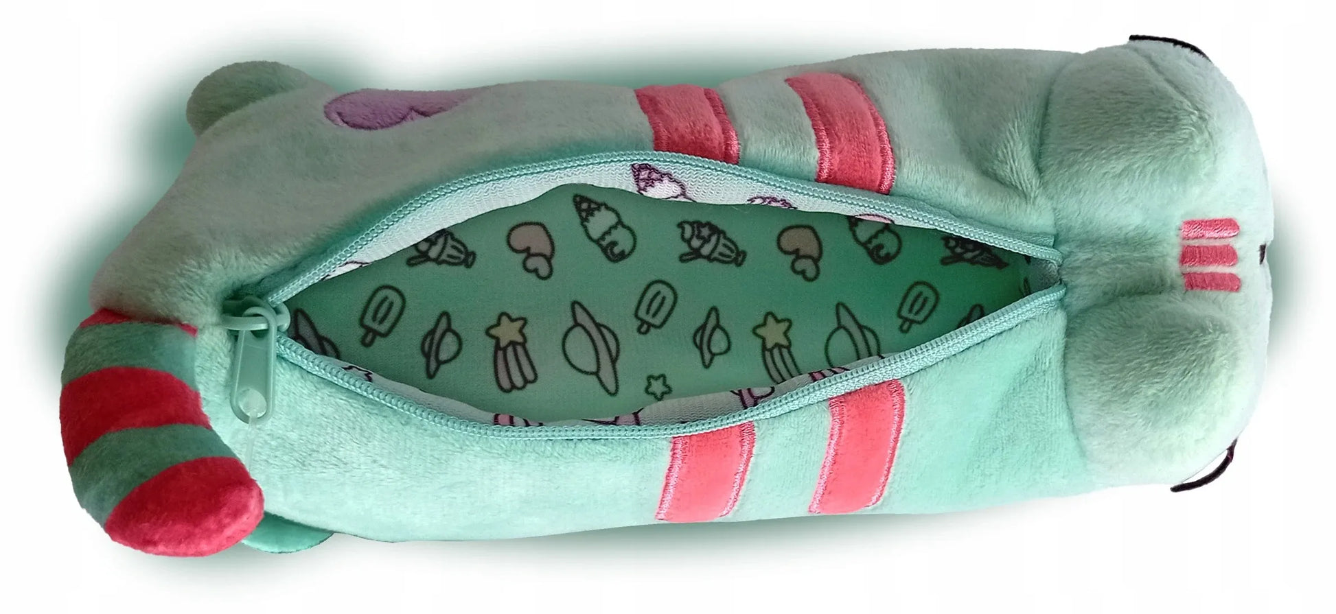 Pliušinis penalas, tūbos formos, PUSHEEN