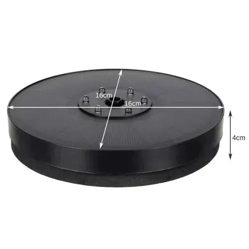 Plūduriuojantis saulės energijos sodo fontanas LED RGB 3W, 180 l/h tvenkiniams