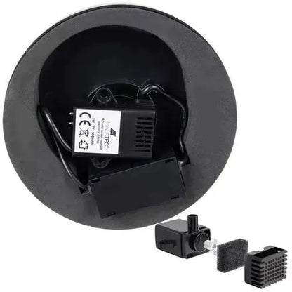 Plūduriuojantis saulės energijos sodo fontanas LED RGB 3W, 180 l/h tvenkiniams
