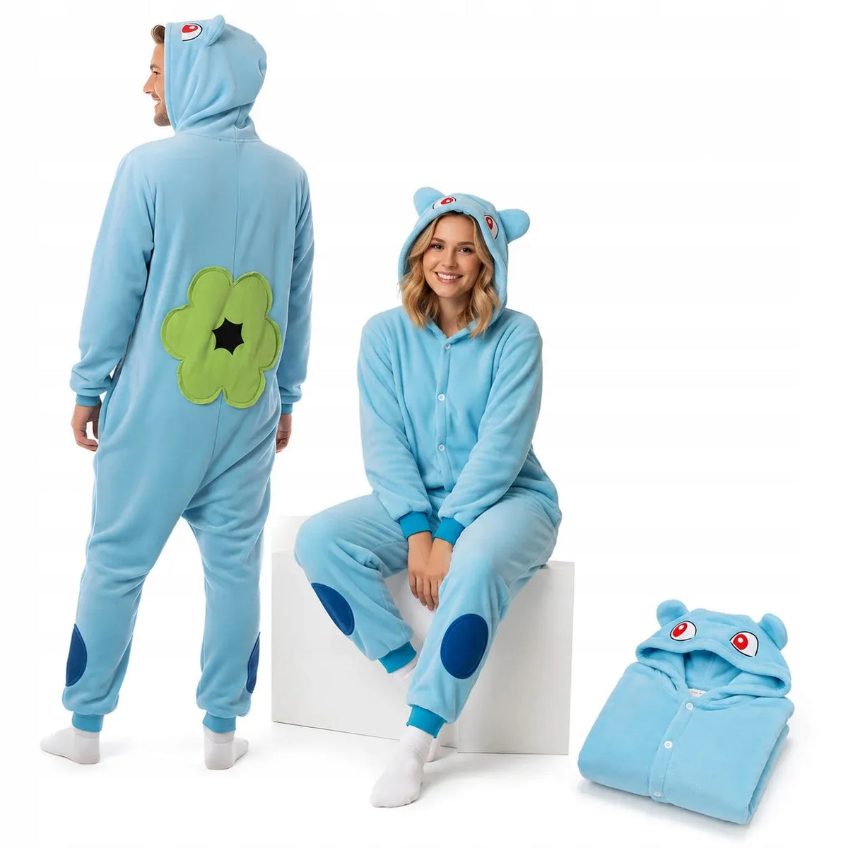 „Pokémon Bulbasaur“ kigurumi pižama, kostiumas, M dydis: 155–165 cm