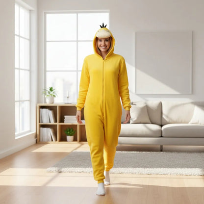 „Pokémon Psyduck“ kigurumi pižama-kostiumas, S dydis, 145–155 cm