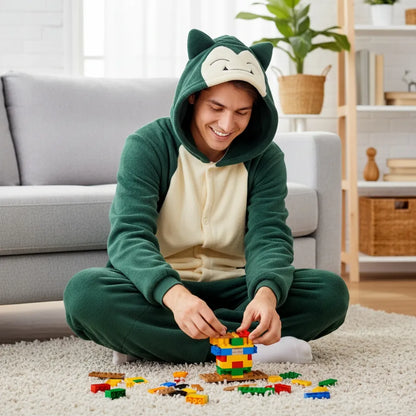 „Pokémon Snorlax“ kigurumi pižama, M dydis, 155–165 cm