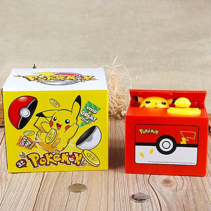 Pokemon taupyklė vaikams Pikachu taupymo dovanėlė kolekcionuotojams