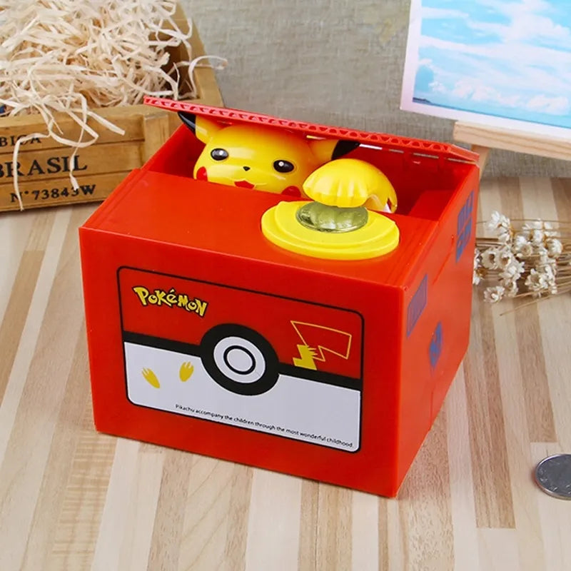 Pokemon taupyklė vaikams Pikachu taupymo dovanėlė kolekcionuotojams