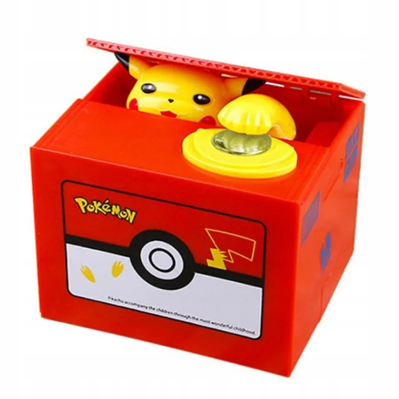 Pokemon taupyklė vaikams Pikachu taupymo dovanėlė kolekcionuotojams