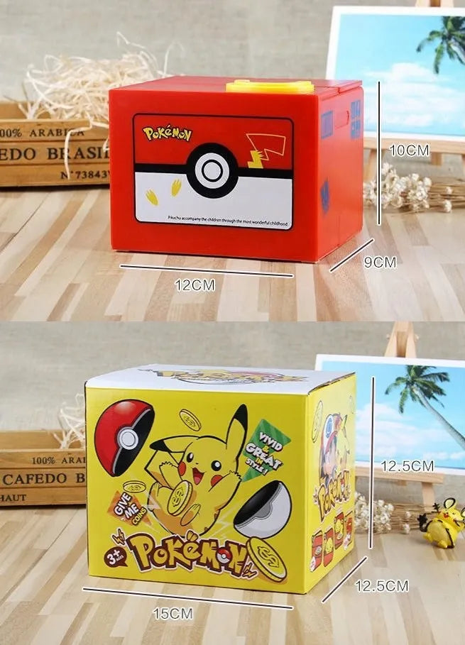 Pokemon taupyklė vaikams Pikachu taupymo dovanėlė kolekcionuotojams