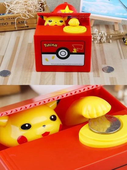 Pokemon taupyklė vaikams Pikachu taupymo dovanėlė kolekcionuotojams
