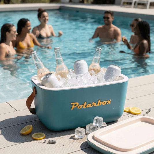 POLARBOX termoizoliacinis krepšys-šaltkrepšis, 20L retro stiliaus