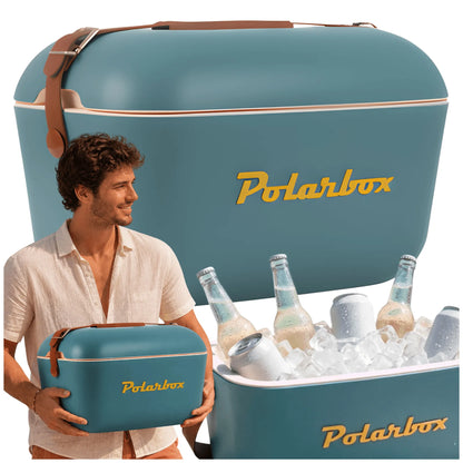 POLARBOX termoizoliacinis krepšys-šaltkrepšis, 20L retro stiliaus