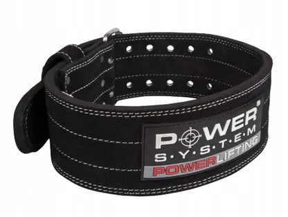 Power-System treniruočių diržas powerliftingui, pilkas, XL