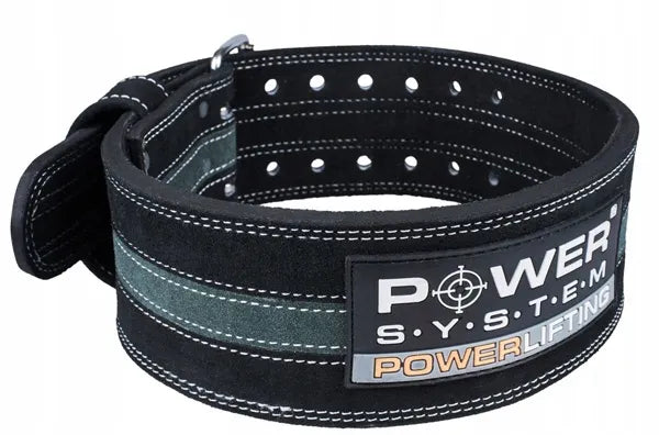 Power-System treniruočių diržas powerliftingui, pilkas, XL