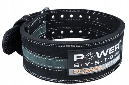 Power-System treniruočių diržas powerliftingui, pilkas, XL