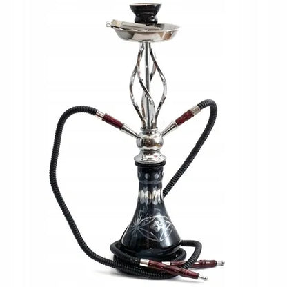 Pradinis Shisha Oasis Rasha kaljano rinkinys, 2 žarnos, 51 cm, su priedais