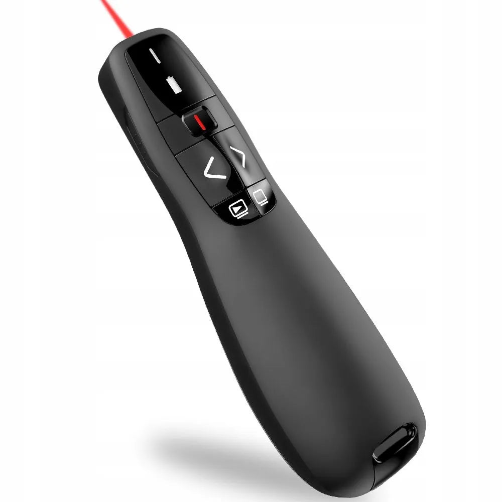 Prezentacijų pultelis su lazeriniu rodykle USB