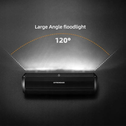 Priekinis dviračio žibintas, galingas apšvietimas – 4 režimai, Cree, USB-C