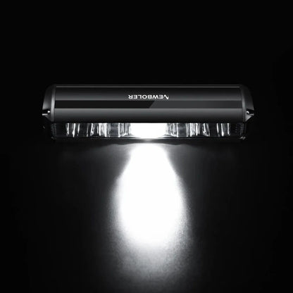 Priekinis dviračio žibintas, galingas apšvietimas – 4 režimai, Cree, USB-C